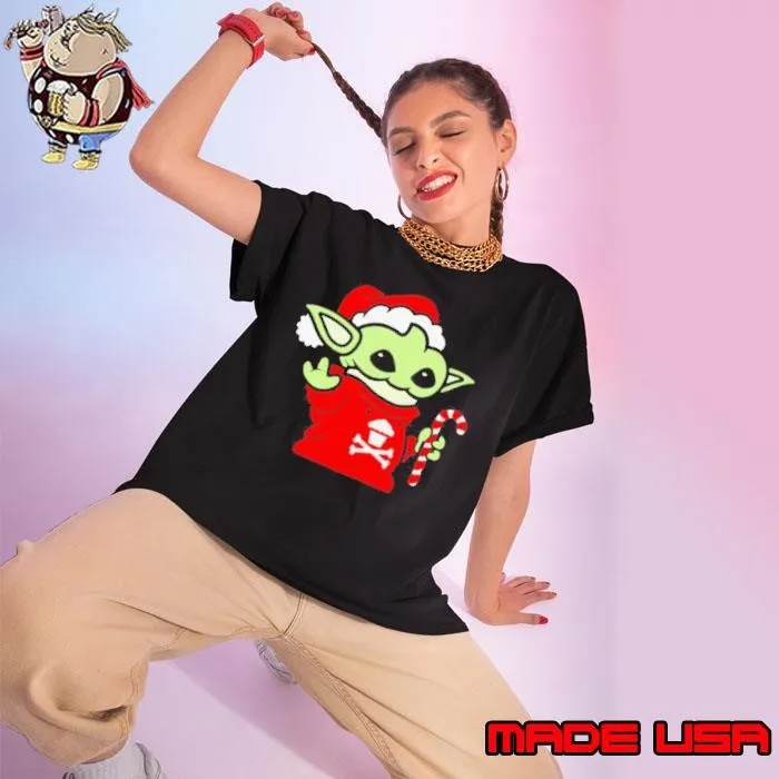 Grogu the Force santa claus Christmas shirt