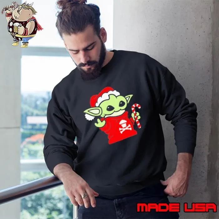 Grogu the Force santa claus Christmas Sweatshirt