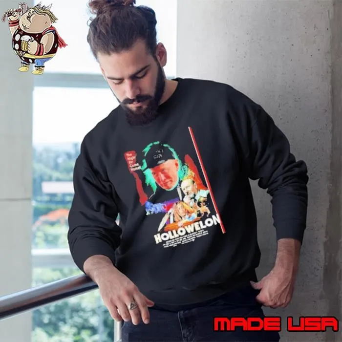 Hollowelon Elon Musk Dark Maga the night he came home Sweatshirt