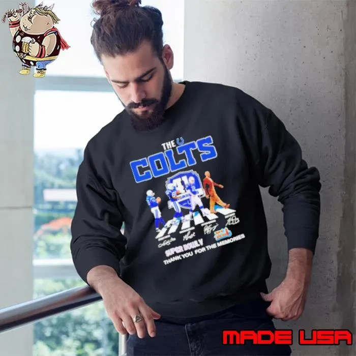 Indianapolis Colts The Colts 41 season 1982 2024 super bowl thank you for the memories Sweatshirt