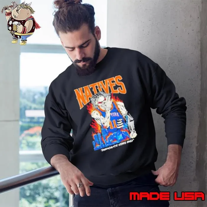 Jalen Brunson Native Skeleton Basketball Sweatshirt