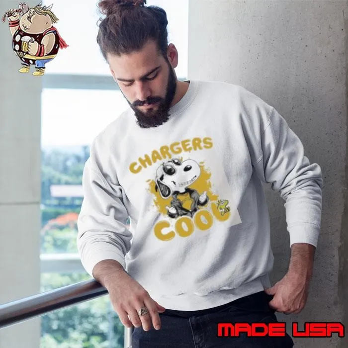 Los Angeles Chargers NFL Team Snoopy Joe Cool Sweatshirt