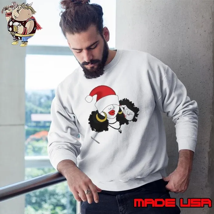 Merry Christmas Black Girl Magic Sweatshirt