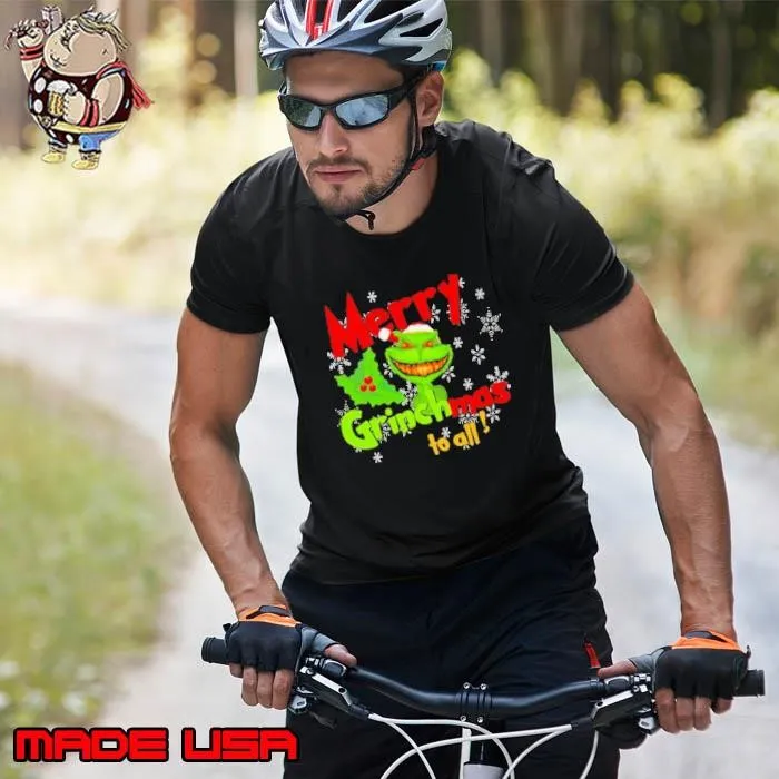 Merry Grinchmas To All Skull Grinch Unisex