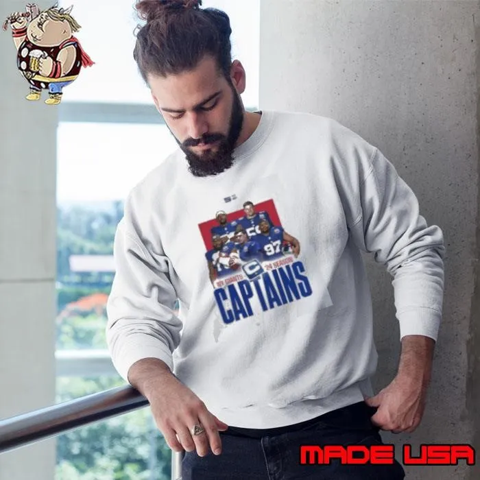 New York Giants 2024 Season Team Captains Sweatshirt