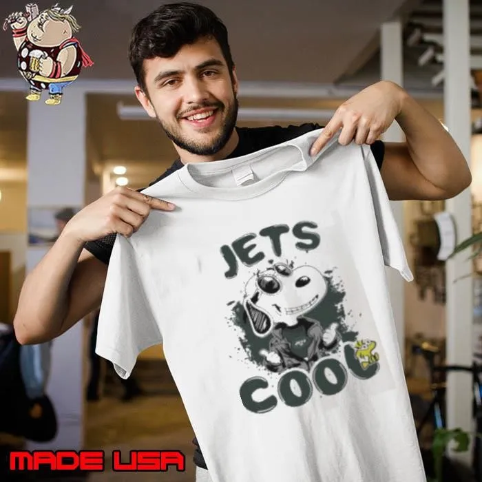 New York Jets NFL Team Snoopy Joe Cool Shirt