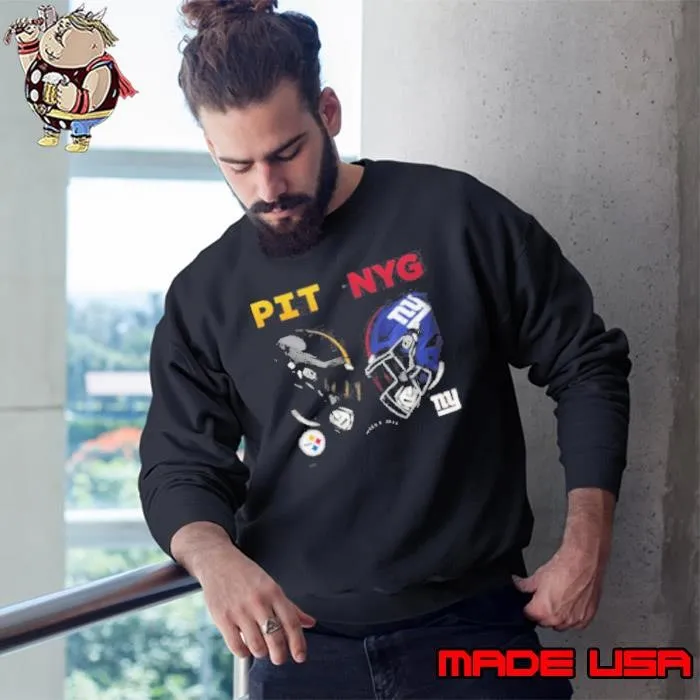 Pittsburgh Steelers Vs New York Giants 2024 NFL Week 8 Matchup Sweatshirt