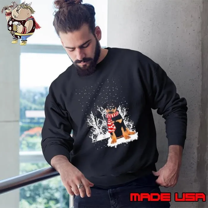Rottweiler Merry Christmas Sweatshirt