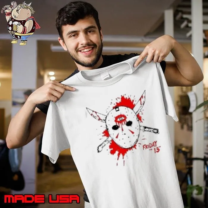 Spiritual Vices Bloody Mask Friday The 13Th Halloween 2024 T-Shirt