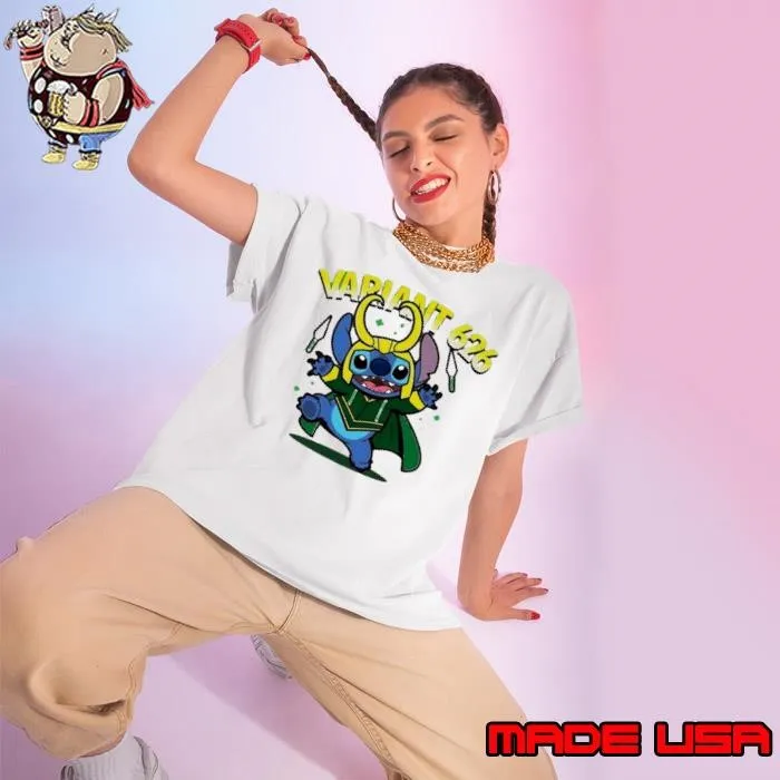 Stitch Variant 626 Cartoon Ladies tee