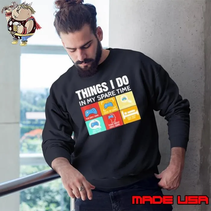 Things I Do In My Spare Time Vintage Video Games shirt