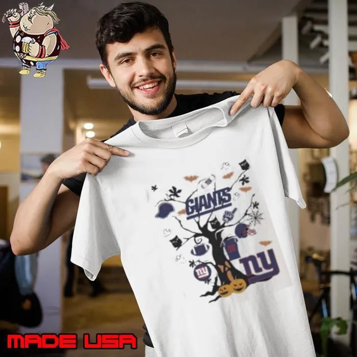 Tree Halloween New York Giants NFL Team 2024 Unisex