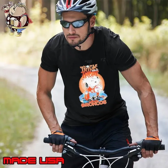 Trick Treat Snoopy Teams Denver Broncos Halloween Shirt