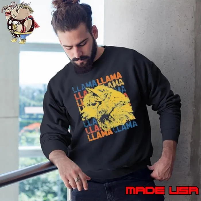 Vintage Llama Alpaca Sweatshirt