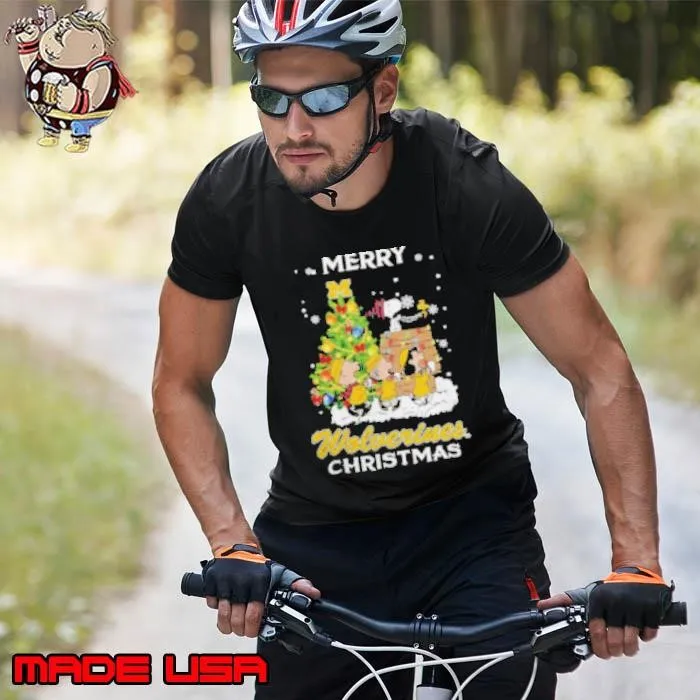 2024 Michigan Wolverines Snoopy And Friends Merry Christmas Unisex