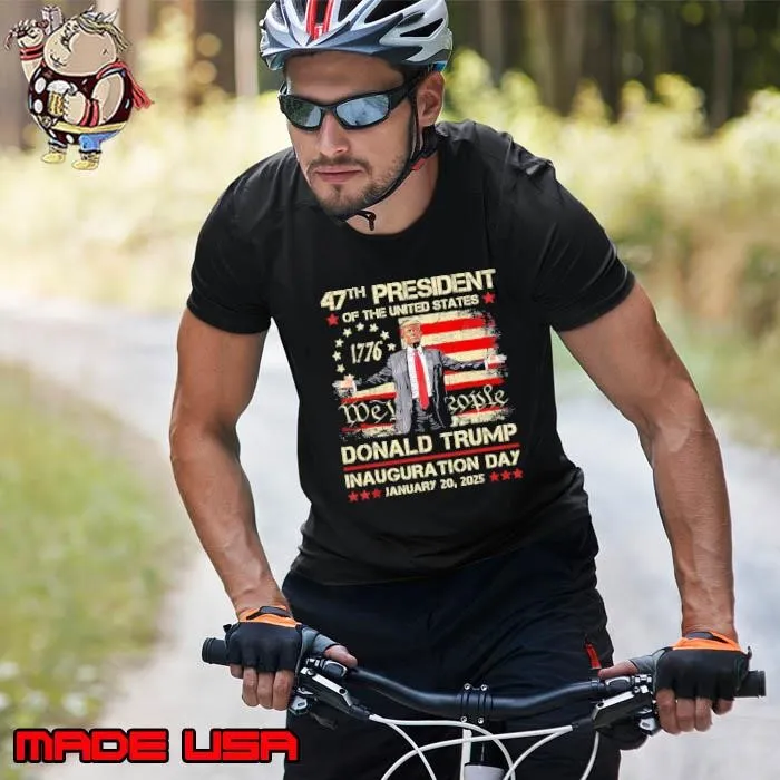 47th President Of The United States We The People Donald Trump Inauguration Day 2025 Usa Flag Unisex