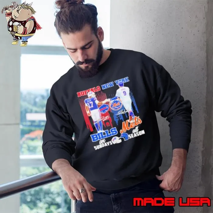 Allen Nimmo Bills On Sundays Mets All Season Sweatshirt