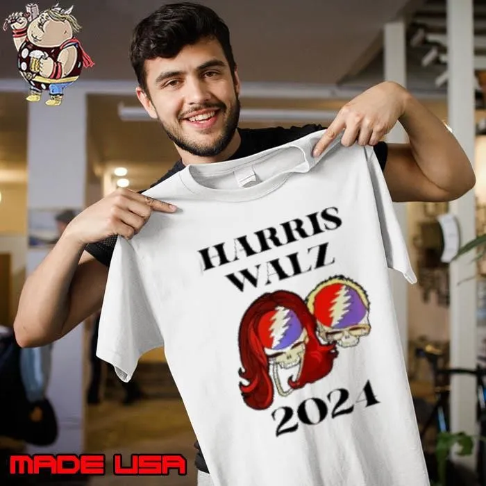Bobby Weir Harris Walz 2024 Grateful Dead Skulls Unisex