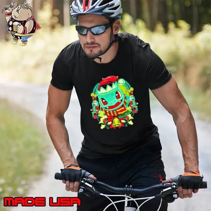 Bulbasaur Christmas Amphibian cartoon graphic Unisex