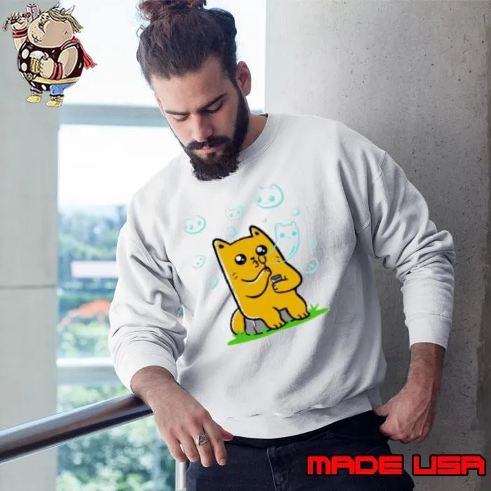 Cat and Bubble Cats Sweatshirt
