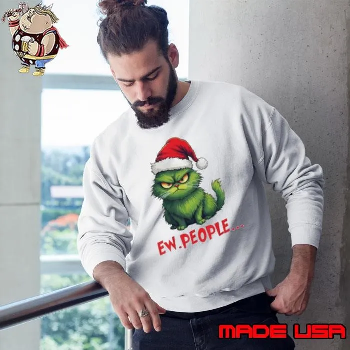 Cat ew people meowy cat Christmas 2024 shirt
