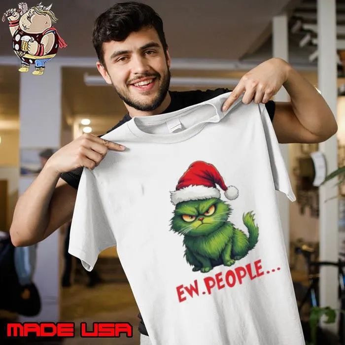 Cat ew people meowy cat Christmas 2024 Unisex