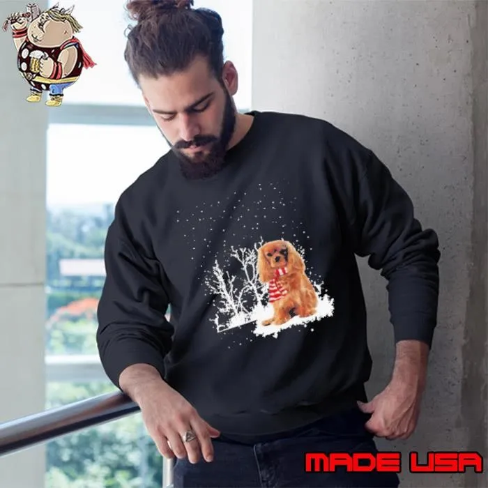 Cavalier King Charles Spaniel Merry Christmas Sweatshirt