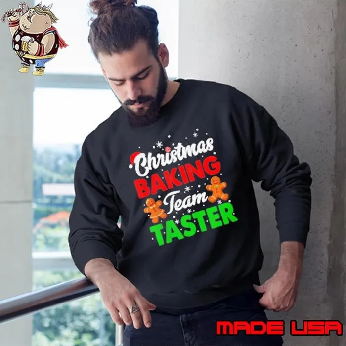 Christmas Baking Team Taster Cookie Gingerbread Sweatshirt