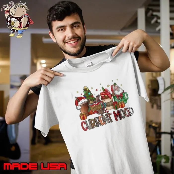 Cup Coffee Santa Current Mood Christmas 2024 Unisex