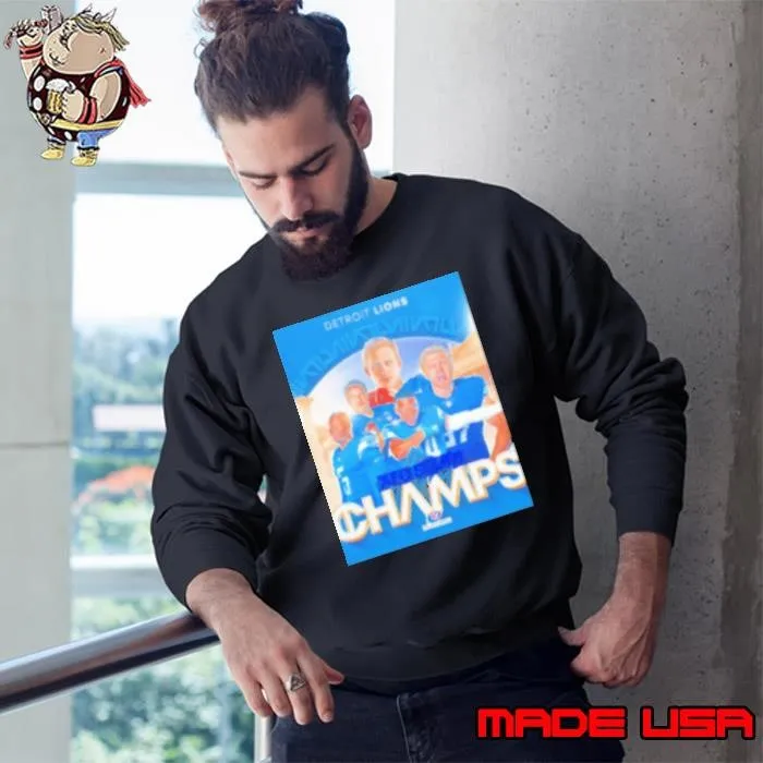 Detroit Lions AFC South Champs Celebration Jersey Sweatshirt