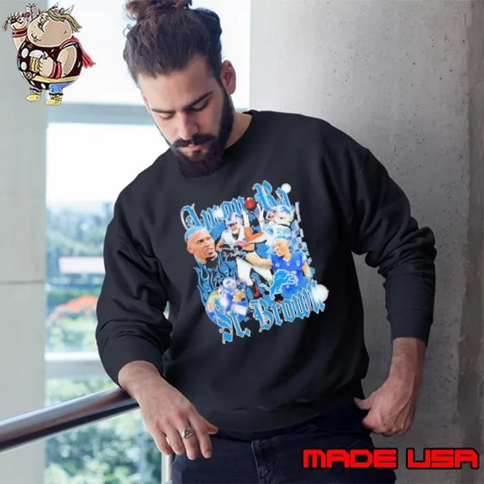 Detroit Lions Amon Ra St. Brown Notorious Player Sweatshirt