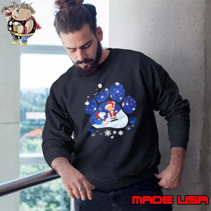 Festive Holiday Hoodie Featuring Charlie Brown and Snoopy in a Winter Wonderland christmas Sweatshirt