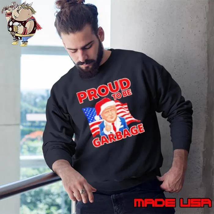 Garbage For Trump Santa Christmas Sweatshirt
