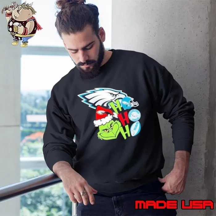 Ho ho ho Philadelphia Eagles Christmas NFL Sweatshirt