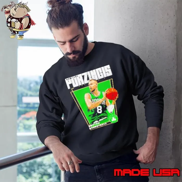 Kristaps Porzingis Boston Celtics premier NBA basketball vintage Sweatshirt