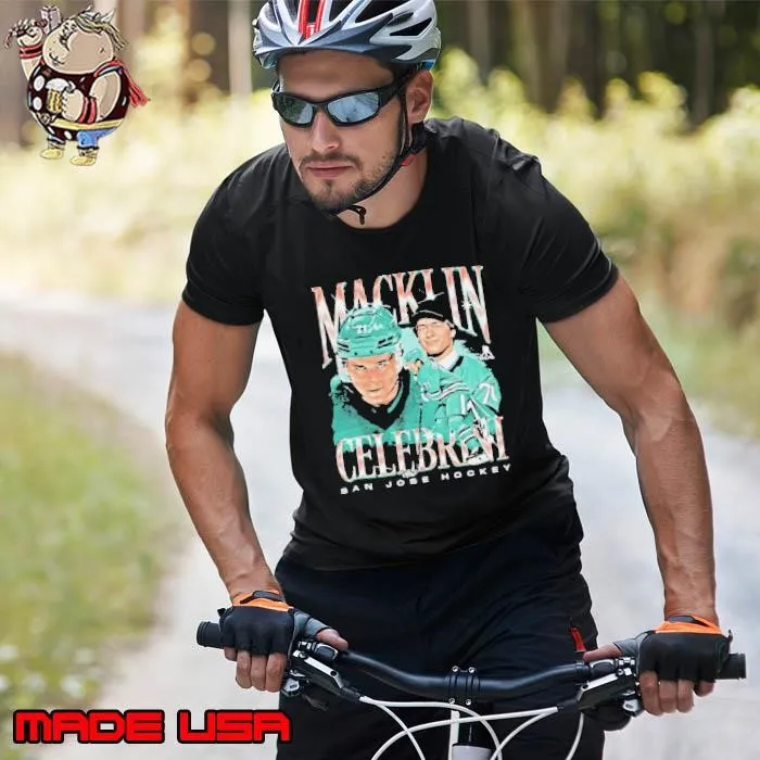 Macklin celebrini san jose vintage shirt