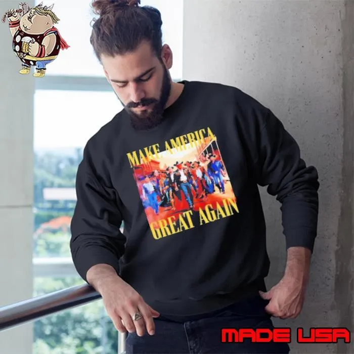 Maga Garbage Trump make america great again cowboys Sweatshirt