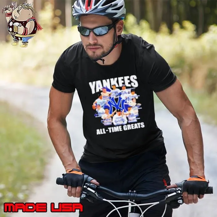 New York Yankees All Time Greats signatures Unisex
