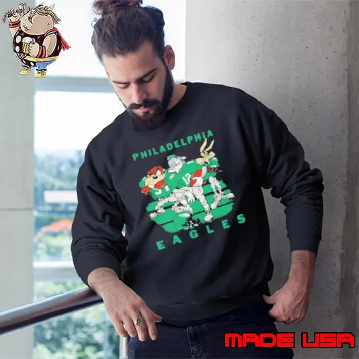 Philadelphia Eagles Cartoon Eagles Super Bowl 2024 Sweatshirt
