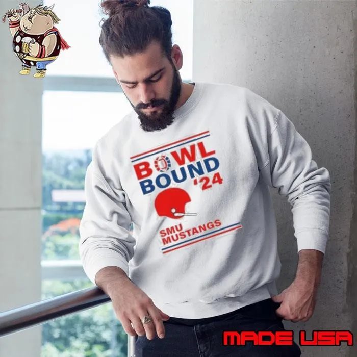SMU Mustangs 2024 Bowl Bound Helmet Sweatshirt