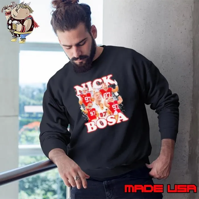 San Francisco 49ers Nick Bosa “Niners Collage” Sweatshirt