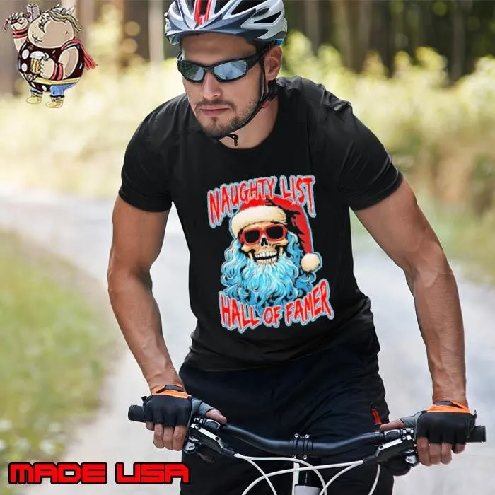 Santa claus skeleton naughty list hall of famer Unisex