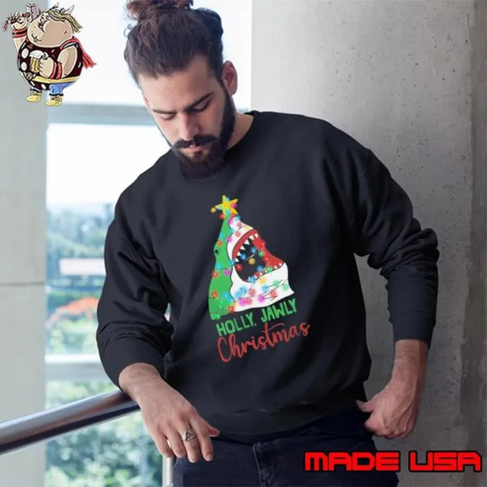 Shark Holly Jawly Christmas Sweatshirt