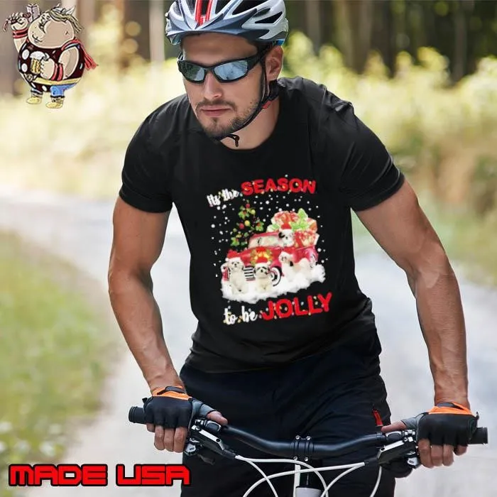 Shih Tzu Its The Season To Be Jolly Crewneck Unisex