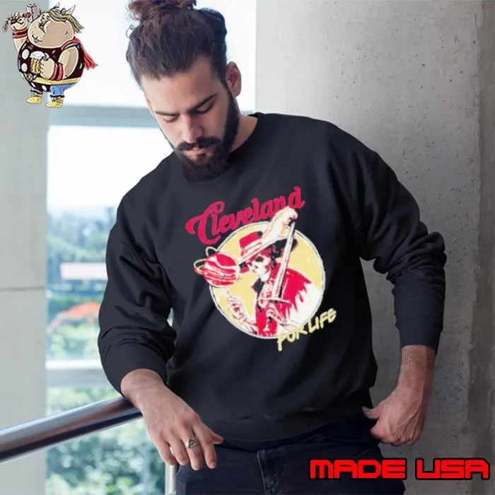 Skeleton basketball Cleveland Cavaliers for life Sweatshirt