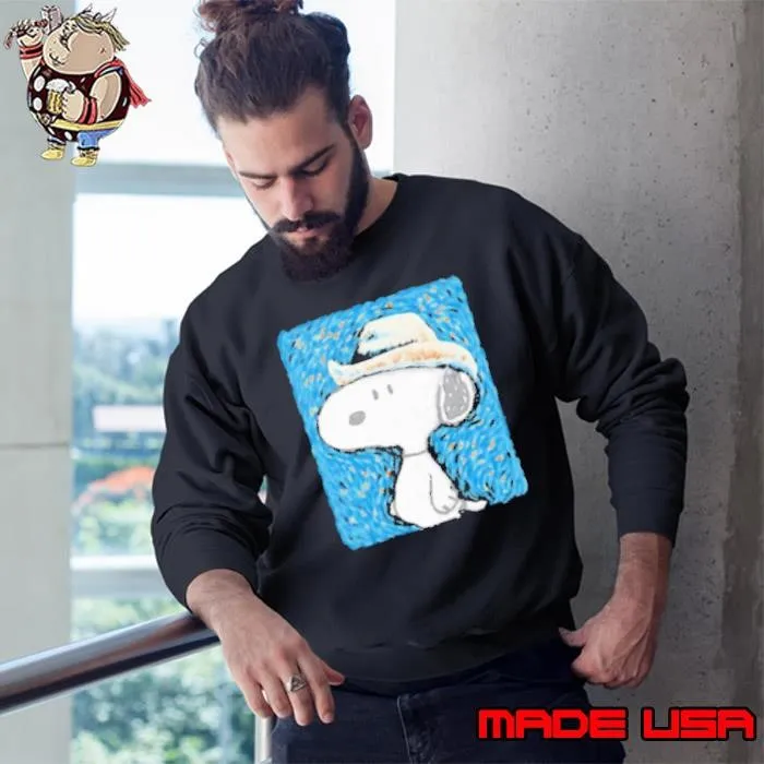 Snoopy Van Gogh Snoop Van Dogh Sweatshirt