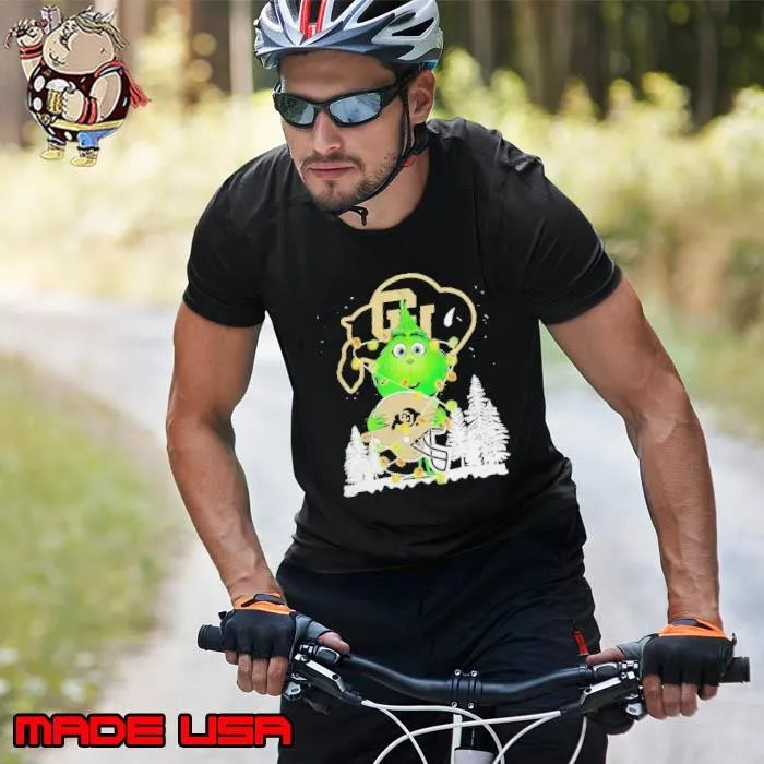The Grinch Hug Colorado Buffaloes Helmet Christmas Unisex