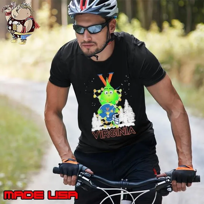 The Grinch Hug Virginia Cavaliers Helmet Christmas Unisex