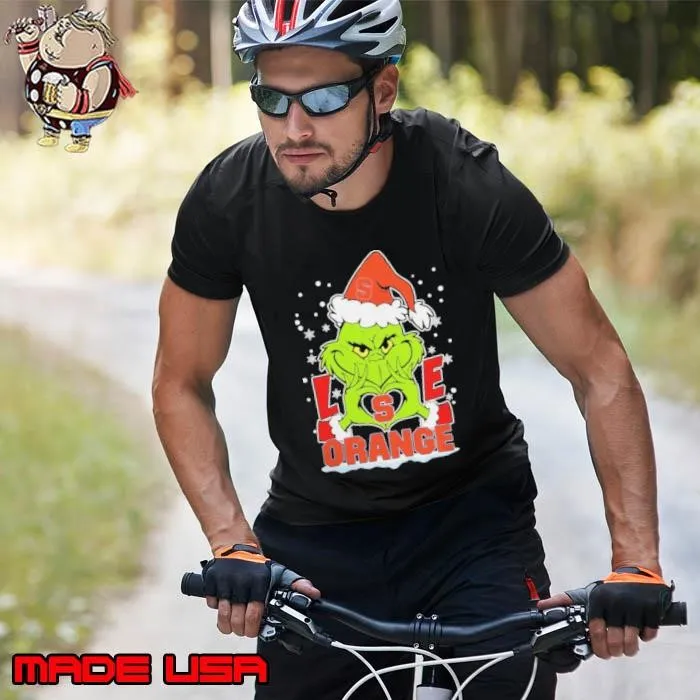 The Grinch Love Heart 2024 Syracuse Orange Football Christmas Unisex