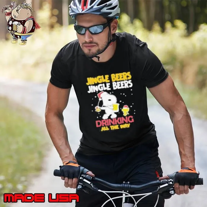 The Jingle Beers Drinking All The Way Snoopy Unisex